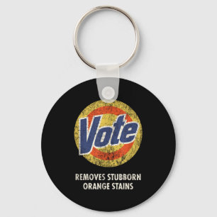 Anti-trump vote laundry detergent funny vintage An Keychain