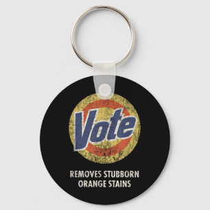 Anti-trump Vote Laundry Detergent Funny Vintage Keychain