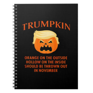 Anti Trumpkin Funny Halloween Notebook