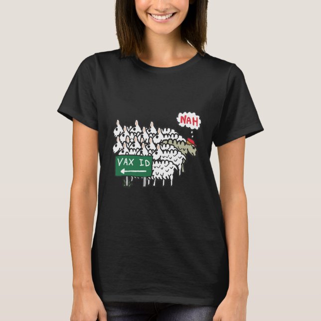 Anti Vaccine ID Passport T-Shirt (Front)