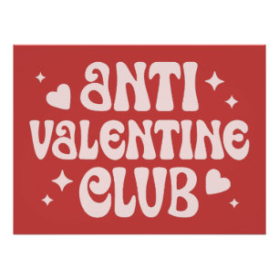 Anti Valentine club Poster