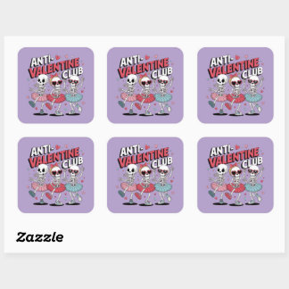 Anti Valentine Girls Club Sticker | Decal