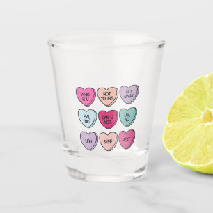 Anti Valentine’s Day Funny Single Awareness Shot Glass