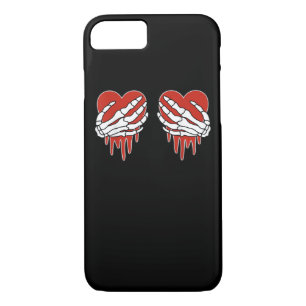 Anti Valentine Skeleton Heart Gothic Style Case-Mate iPhone Case
