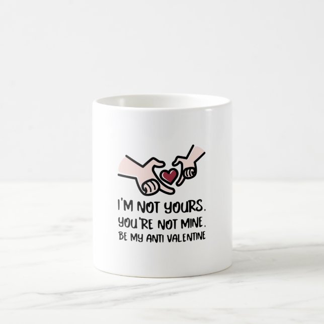 Anti Valentines Coffee Mug (Center)