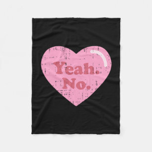 Anti Valentines Day 2025 Single Awareness Heart Ye Fleece Blanket