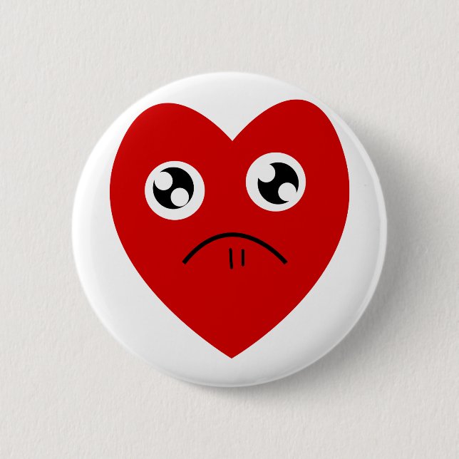 anti valentines day 2 inch round button (Front)