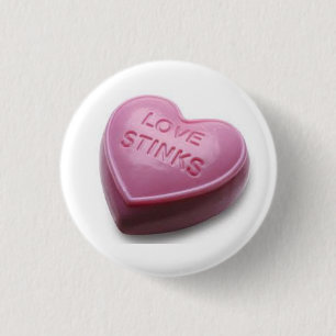 anti valentine's day button