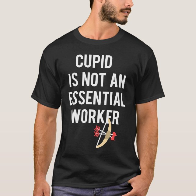 Anti Valentines Day Cupid  For Sarcastic People T-Shirt (Front)
