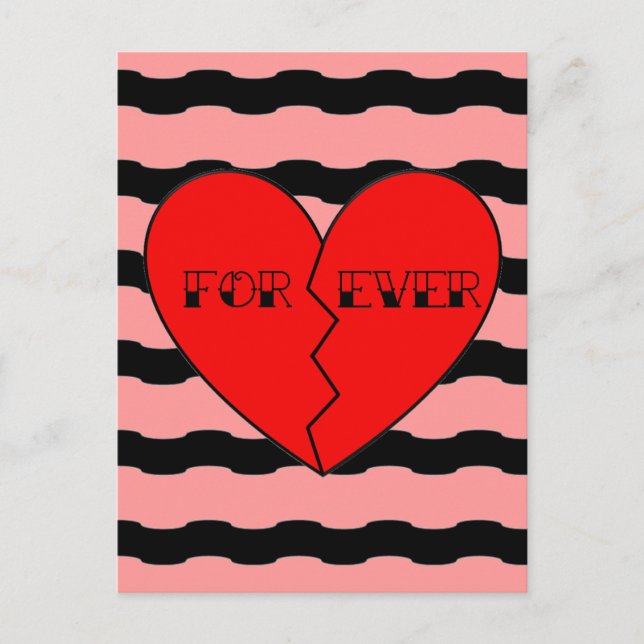 Anti-Valentine's Day Holiday Postcard (Front)
