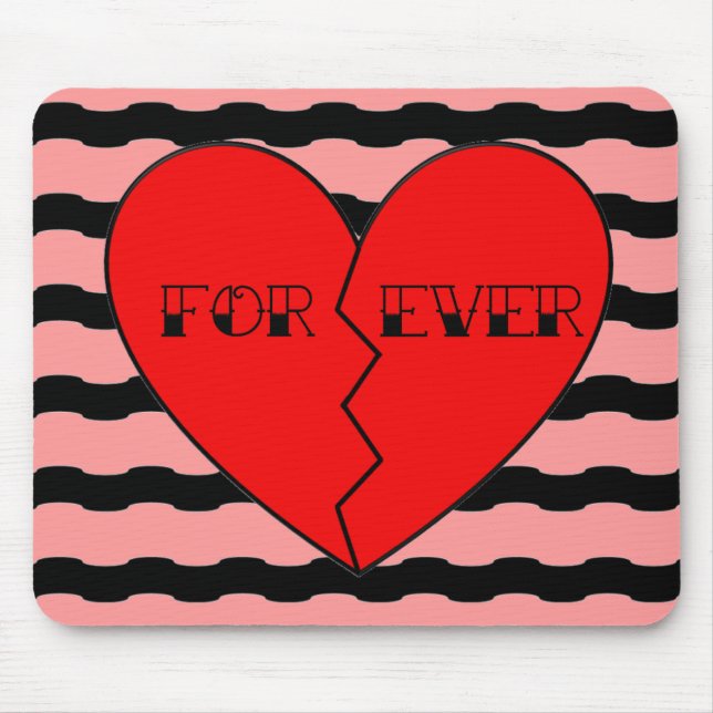 Anti-Valentine's Day Mouse Pad (Front)