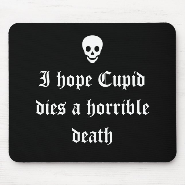 Anti Valentine's Day Mouse Pad (Front)