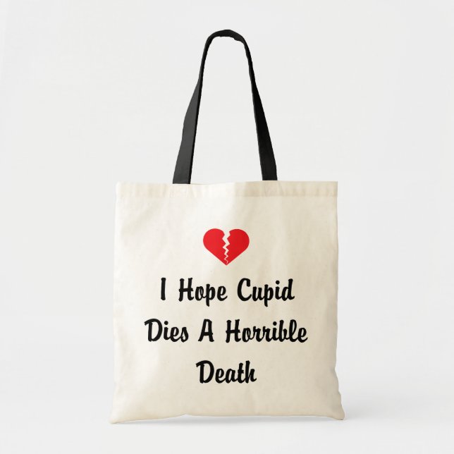 Anti Valentine's Day Tote Bag (Front)