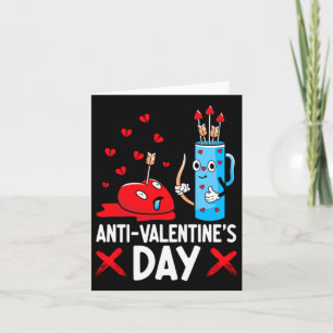 Anti Valentines Day Valentines Day Arrows Single Card