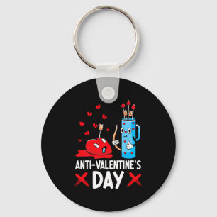 Anti Valentines Day Valentines Day Arrows Single Keychain