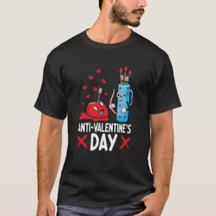 Anti Valentine's Day Valentines Day Arrows Single  T-Shirt