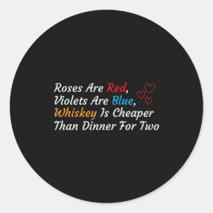 Anti Valentines Day Valentines Drink Anti Valenti  Classic Round Sticker