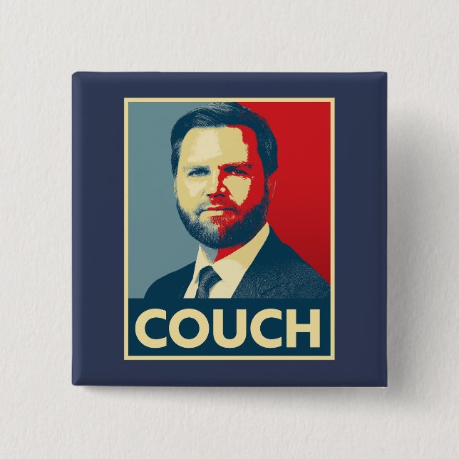 Anti Vance - COUCH 2 Inch Square Button (Front)