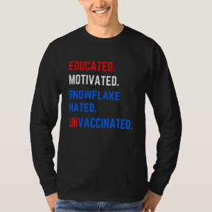 Anti Vax Vaccine Anti Socialism Socialist Freedom  T-Shirt