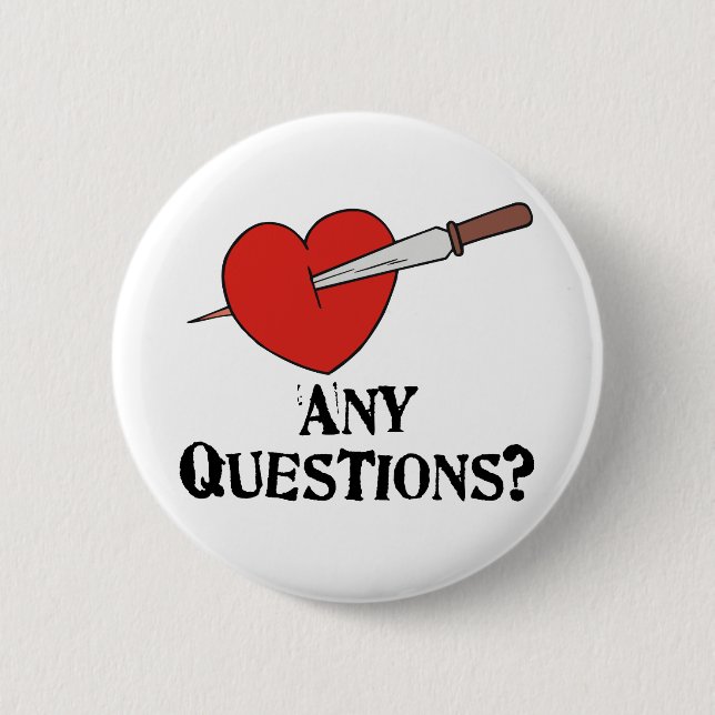 Anti-Vday 2 Inch Round Button (Front)