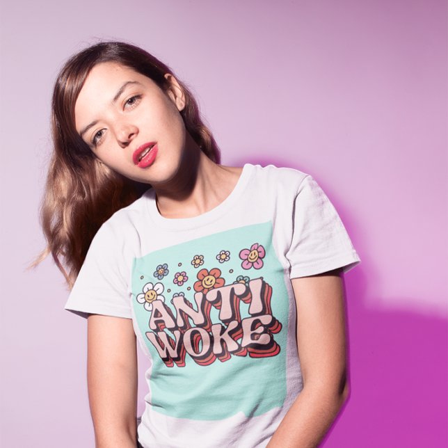 ANTI WOKE T-SHIRTS RETRO STYLE TEES (Creator Uploaded)