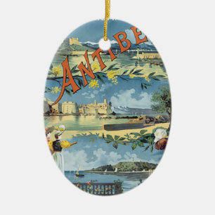 Antibes Ceramic Ornament
