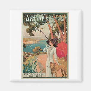Antibes Côte d'Azur France Vintage Magnet