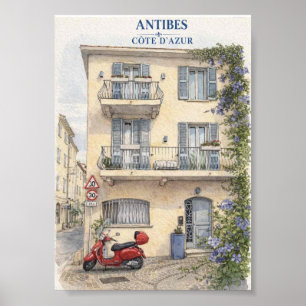 Antibes Cote d'Azur  Poster