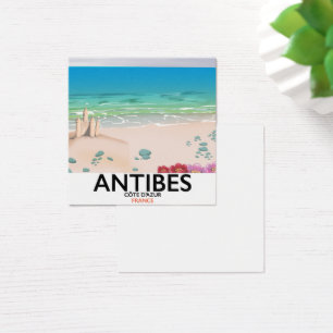 Antibes France Beach poster