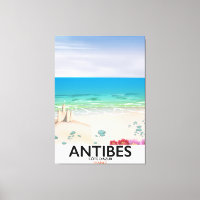 Antibes France Beach poster