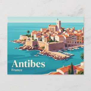 Antibes France Postcard