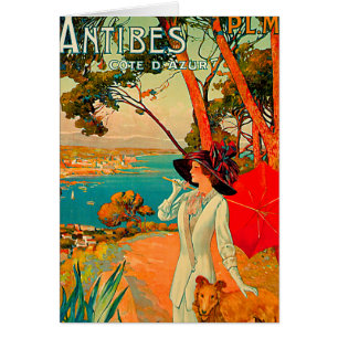 Antibes France Vintage Poster