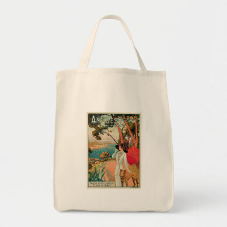 Antibes France Vintage Travel Advertisement Tote Bag