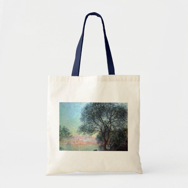 Antibes in the Morning by Claude Monet Tote Bag (Front)