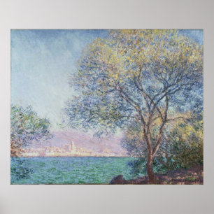 Antibes in the Morning, Claude Monet, 1888 Poster