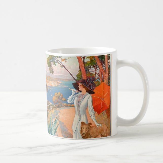 Antibes Poster Mug (Right)