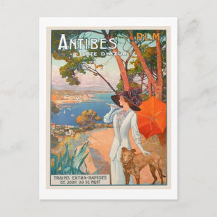 Antibes Poster Post Card