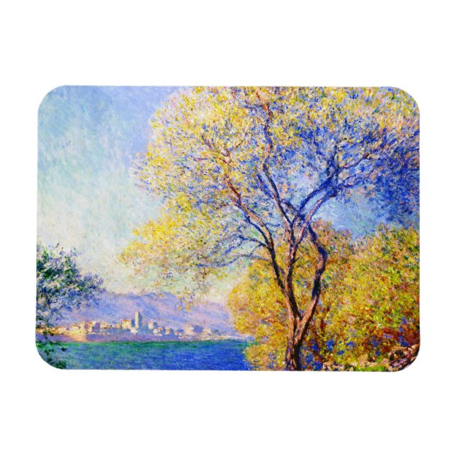 Antibes Seen from the Salis Gardens Claude Monet Magnet (Horizontal)