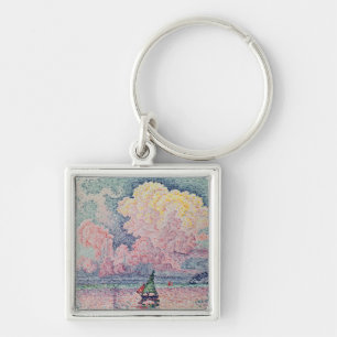 Antibes, the Pink Cloud, 1916 Keychain