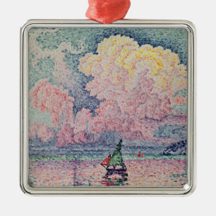 Antibes, the Pink Cloud, 1916 Metal Ornament