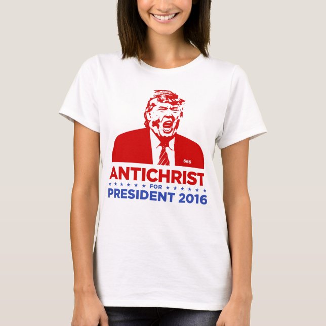 ANTICHRISTE d'ATOUT pour le T-shirt de PRÉSIDENT (Devant)