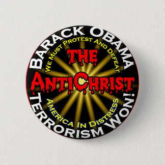 AntiChristObamaDefeat 2 Inch Round Button