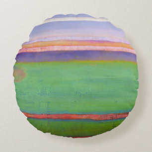 Anticipation 2001 round pillow