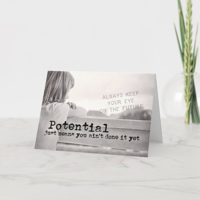 ANTICIPATION Greeting Card (Front)