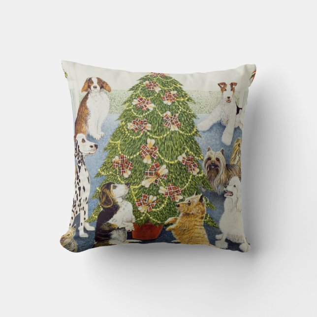 Anticipation Throw Pillow (Front)