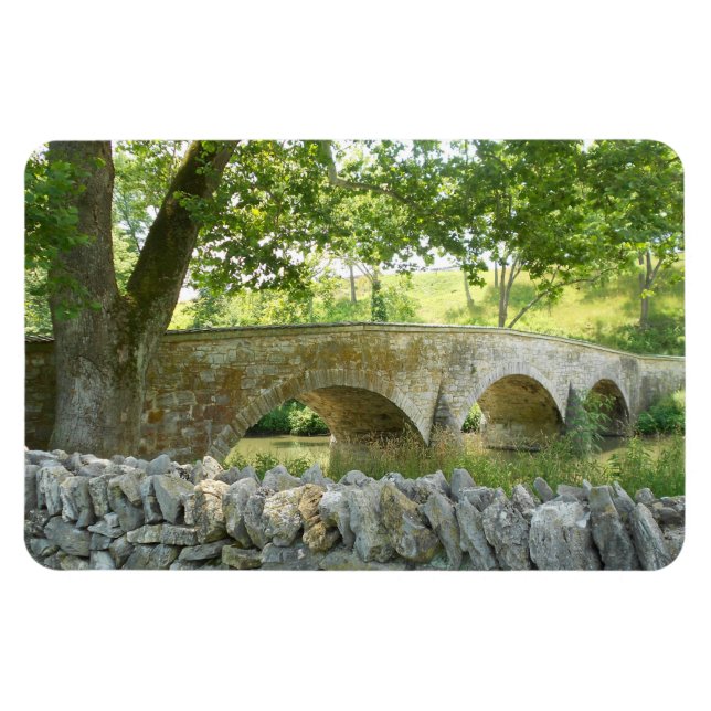Antietam : Magnet photo du pont de Burnside (Horizontal)