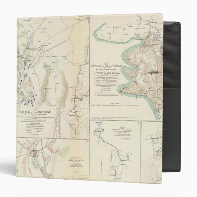 Antietam, Suffolk, Gettysburg Binder (Front/Inside)