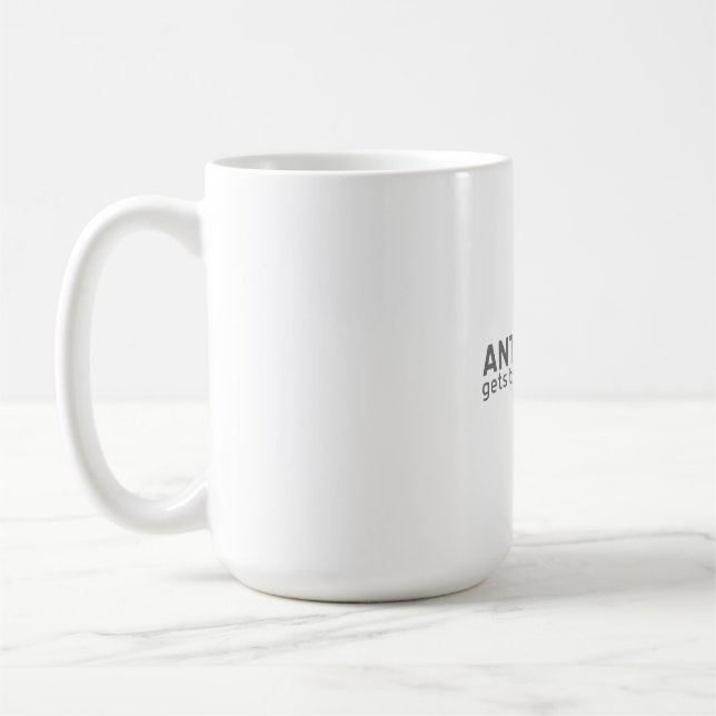 Antifragile - Gets Better With Chaos Coffee Mug (Left)
