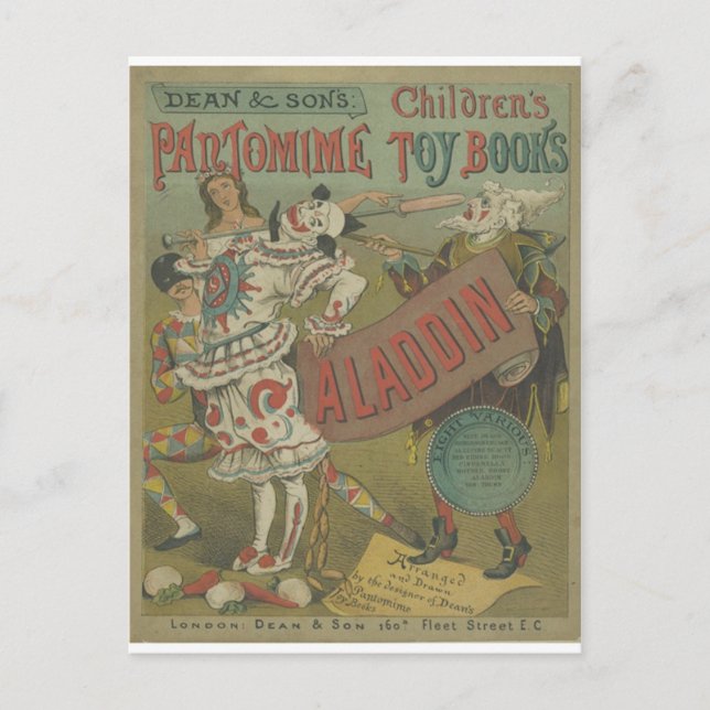 ANTIGO CARTAZ DE CIRCO POSTCARD (Front)