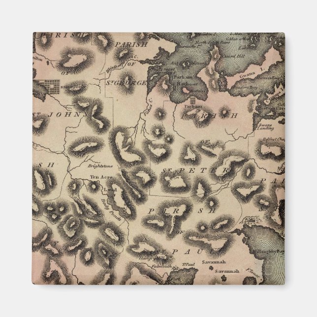 Antigua 2 magnet (Front)